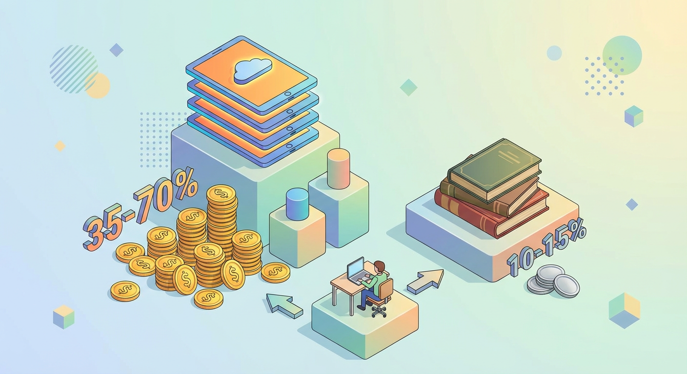 Illustration for Self-publishing in 2026 — the real economics — An Honest Translation